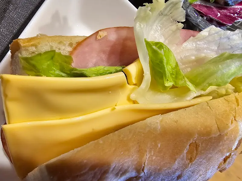 바게트 샌드위치 클로즈업