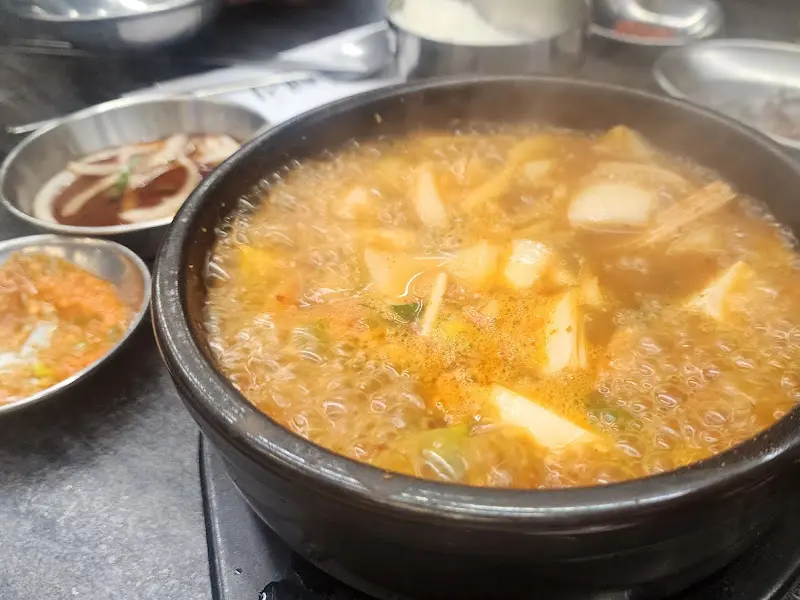 김치찌개 근접샷