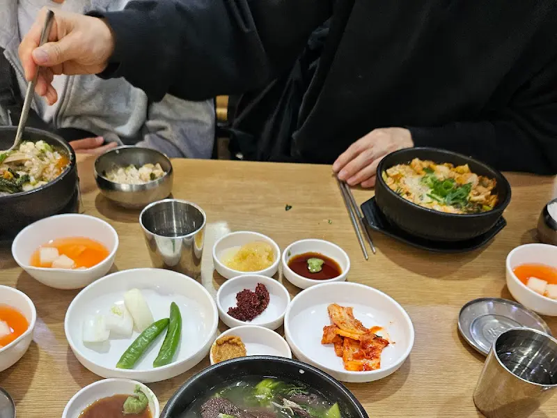 산지해장국 한 상 차림