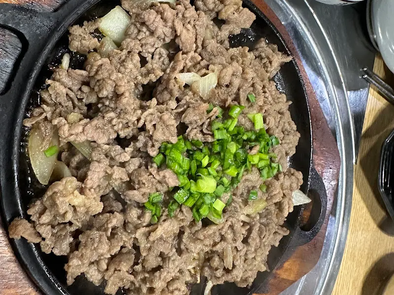 윤기가 흐르는 불고기