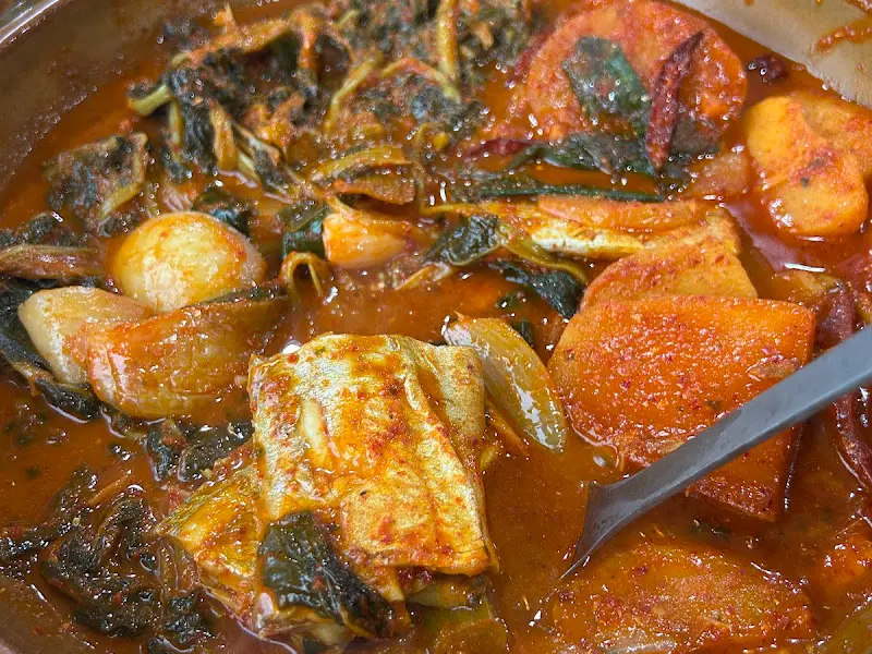 갈치조림 근접샷