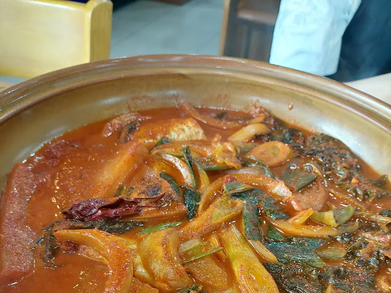 갈치조림 뚝배기