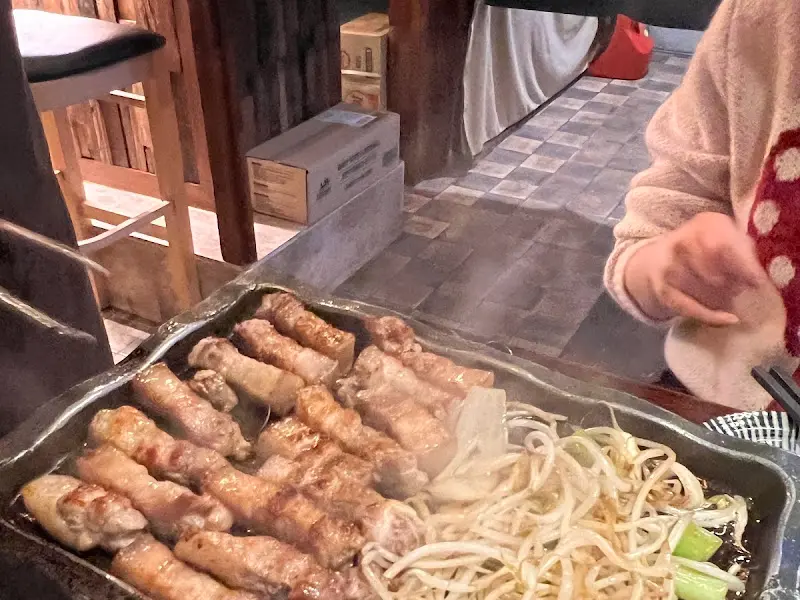 구워지는 오겹살