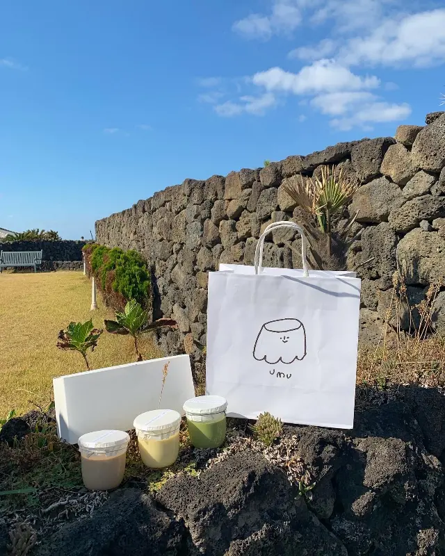 우무 푸딩 단체샷