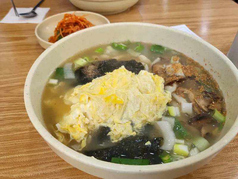 냄비우동의 모습