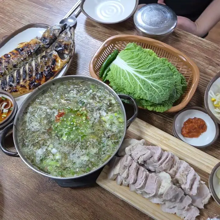 신설오름 한상차림