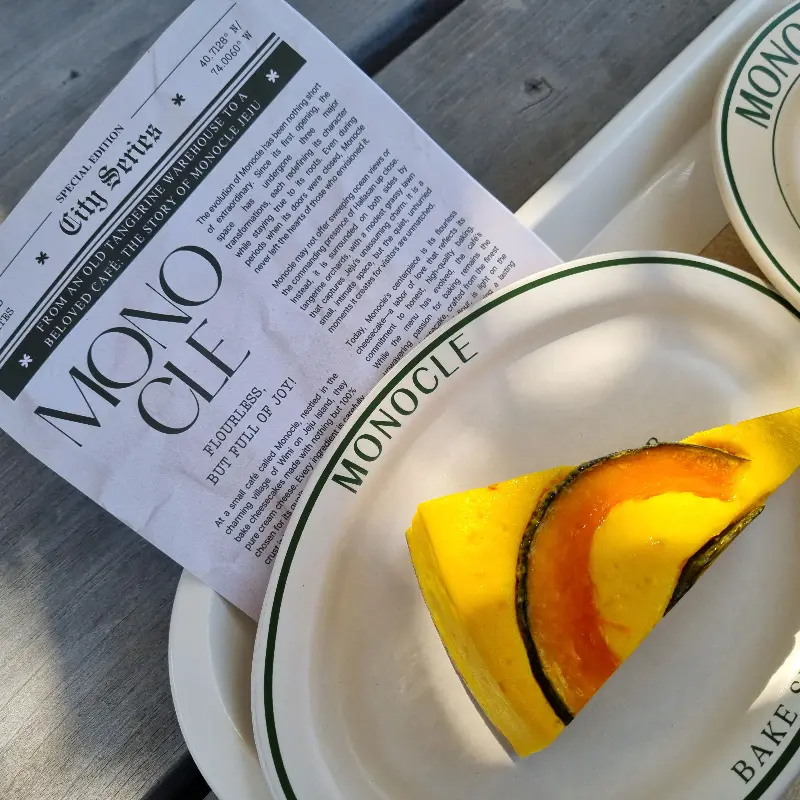 단호박 치즈케이크