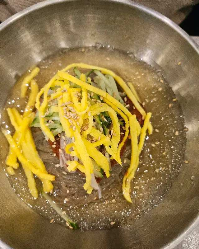 물비빔냉면
