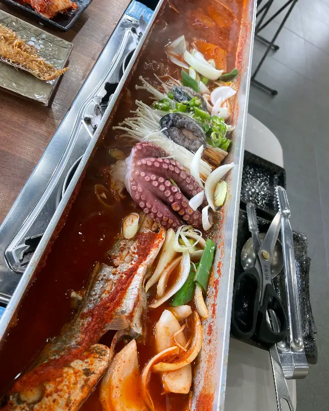 통갈치조림의 웅장한 비주얼