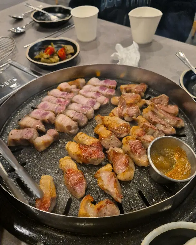 제주 흑돼지 한 상 차림
