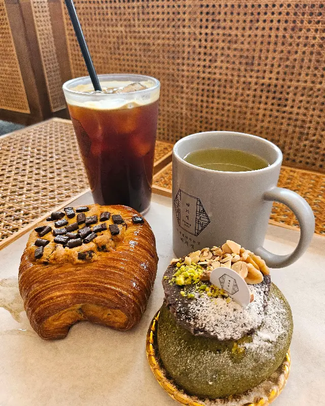 해지개 디저트와 음료