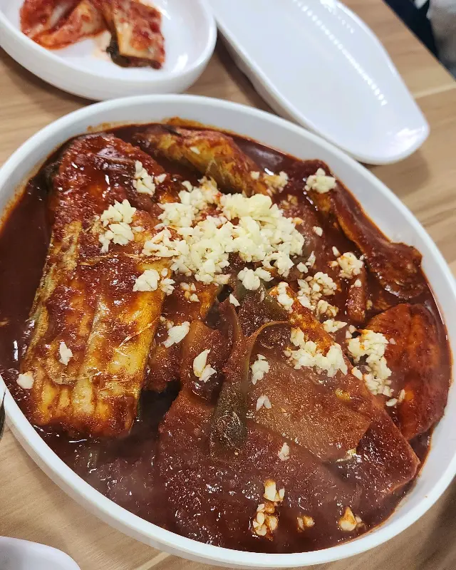 푸짐한 갈치조림 한 상 차림