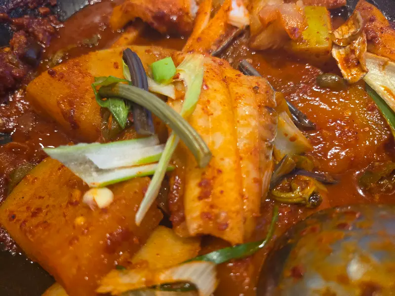 갈치조림 근접샷