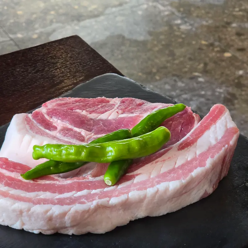 최상급 흑돼지 근고기