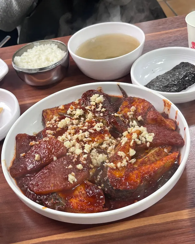 제주마농갈치조림