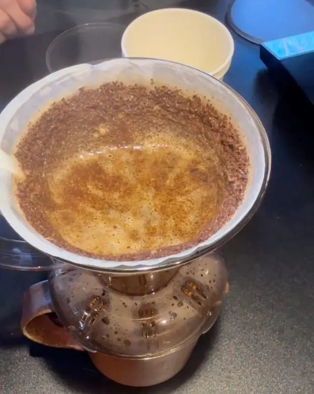 드립 커피 추출 과정