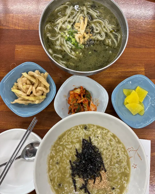 보말칼국수와 보말죽