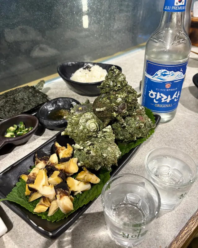 싱싱한 해산물 모듬