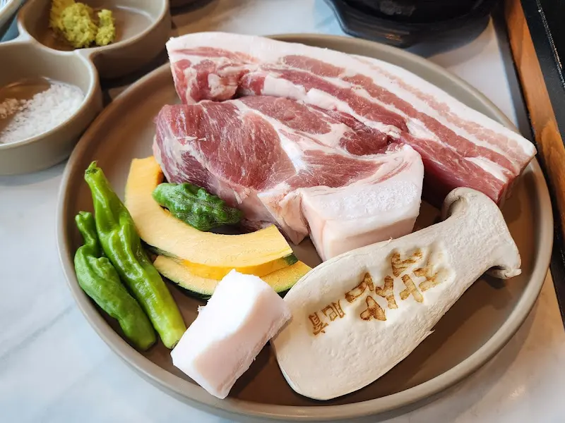 흑돼지 한 상 차림