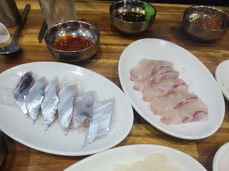 갈치회와 고등어회