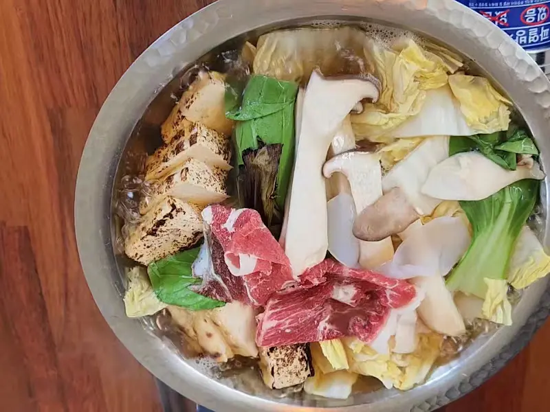 흑돼지 스키야키