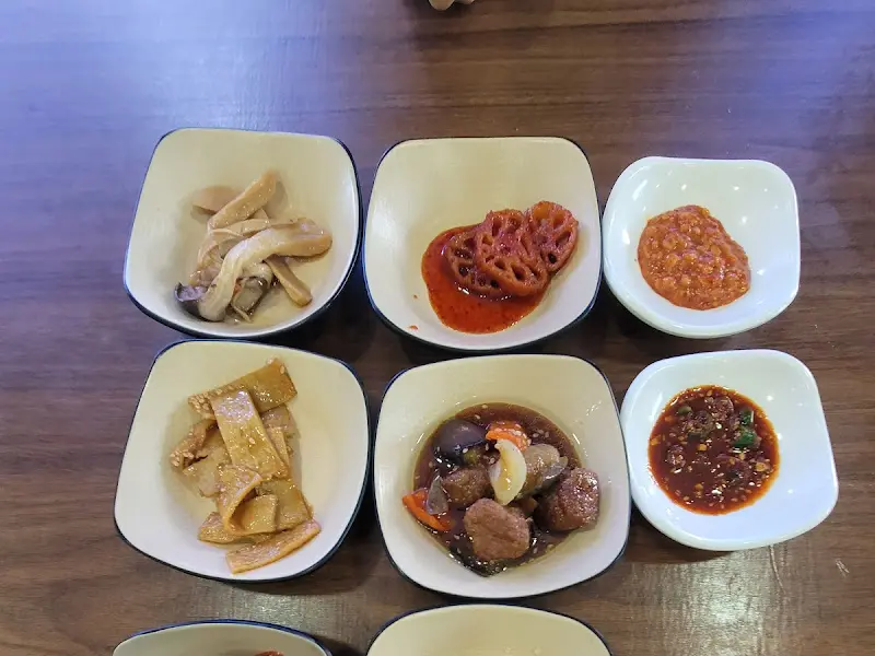 다양한 나물 반찬