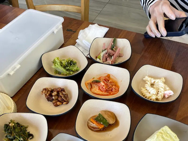 청보리 정식 반찬