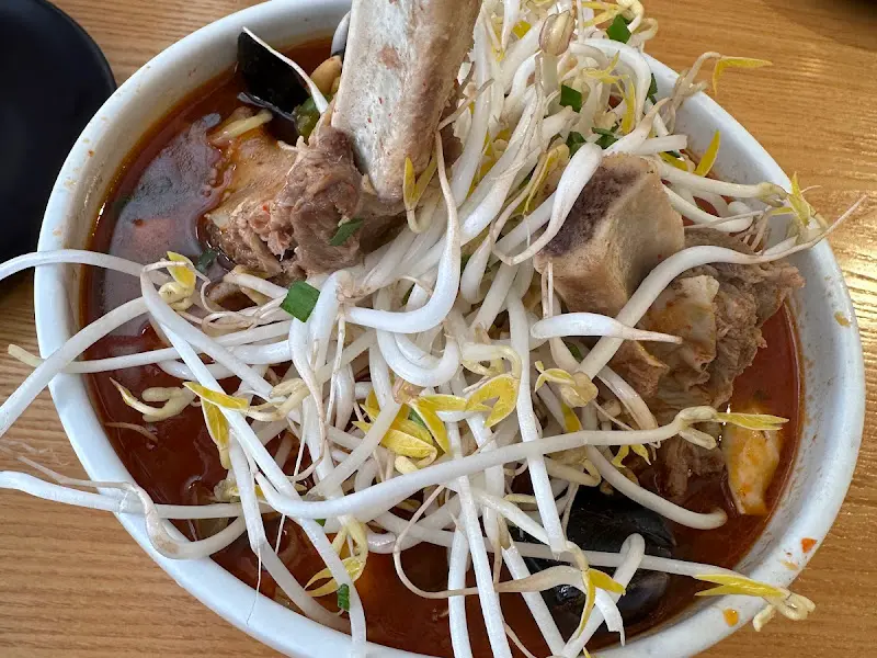 왕갈비 짬뽕 근접샷