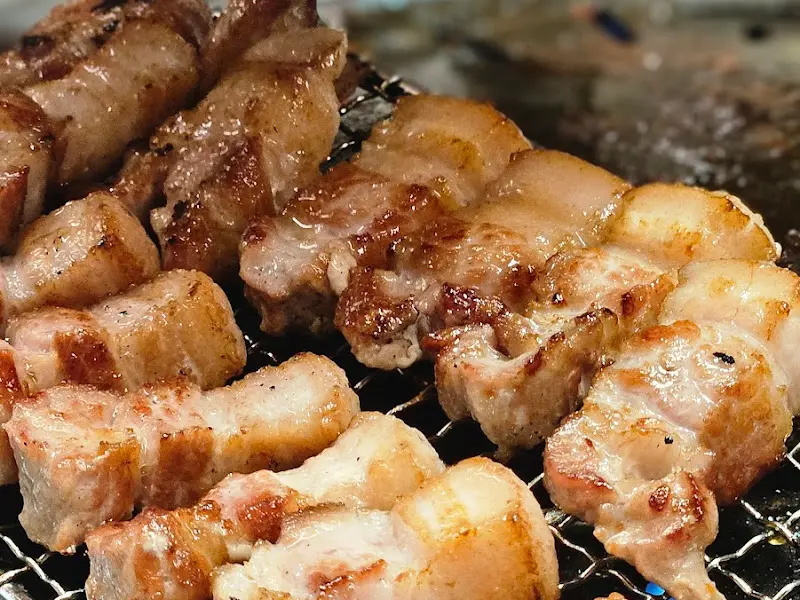 윤기가 흐르는 흑돼지