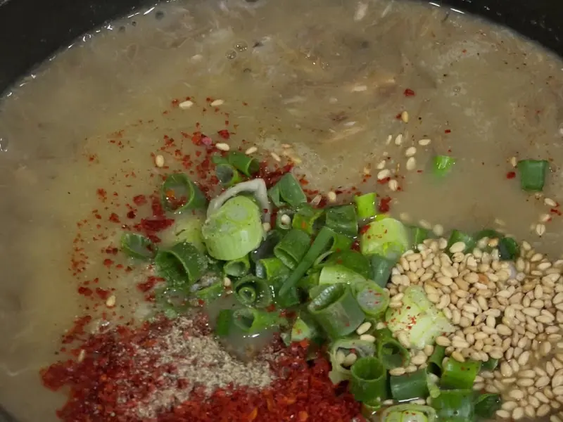 고사리육개장 재료