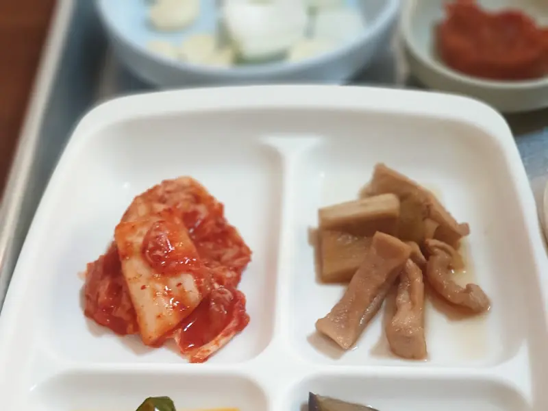 김치와 무생채