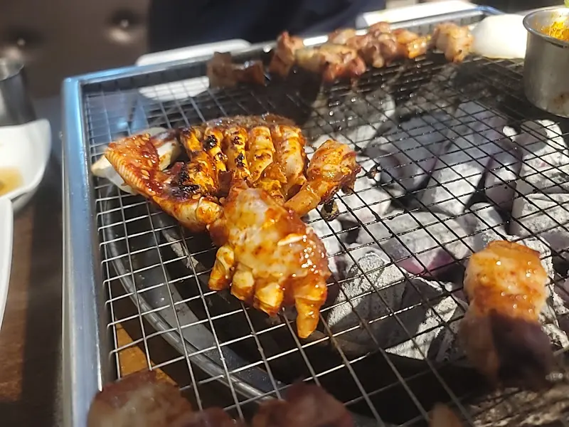 숯불 위 양념게장