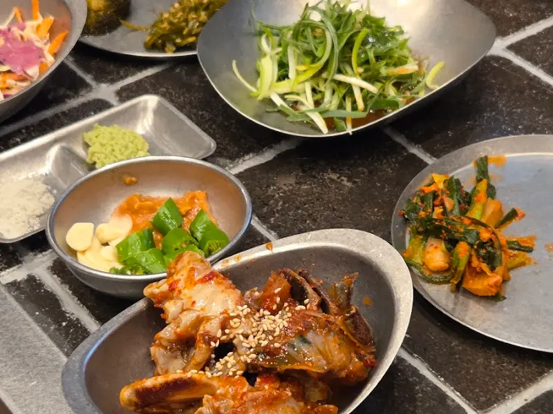 궤네깃도 중문흑돼지 밑반찬