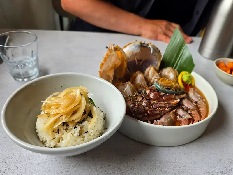 해물 모듬장과 밥