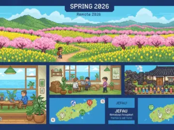2026년 제주 봄 여행 완벽 가이드: 벚꽃 개화 시기와 도민들만 아는 숨은 워케이션 명소