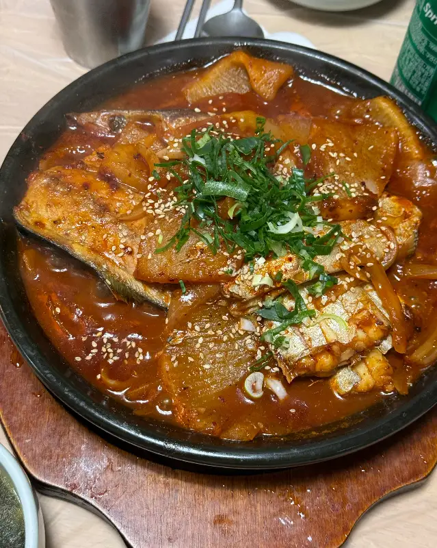 가까이서 본 갈치조림의 비주얼