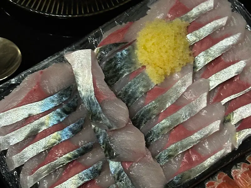 고등어회 디테일 샷