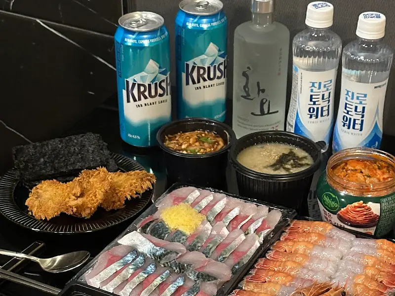 술과 함께 즐기는 해산물