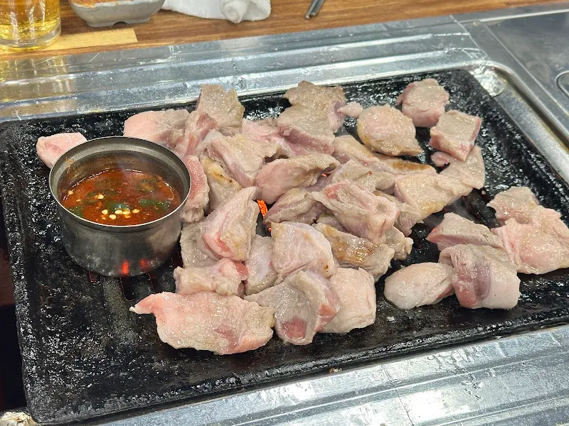 불판 위의 가브리살