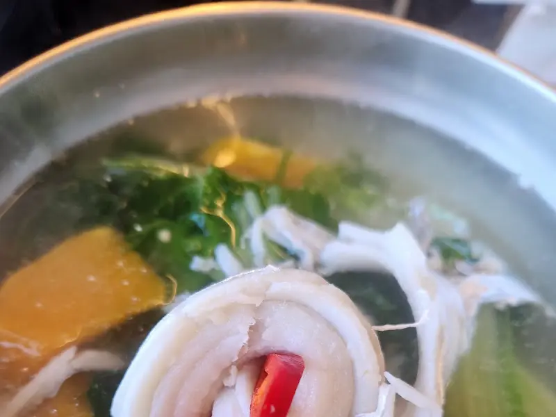 영롱한 갈치국의 자태