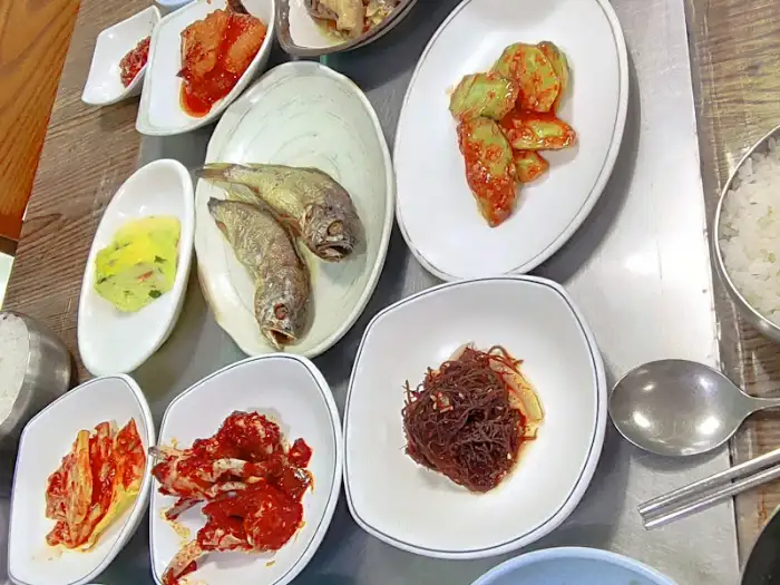 경주 예향식당의 정갈한 반찬들