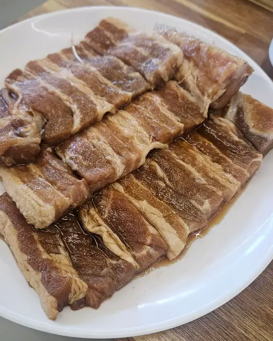 주문한 돼지갈비