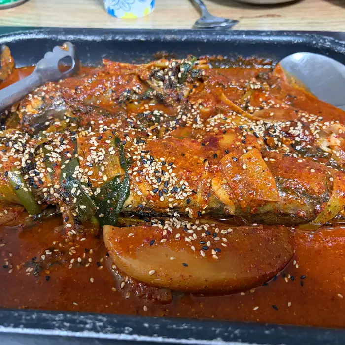 코다리조림 근접샷