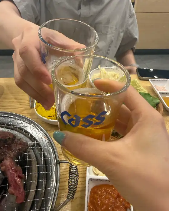 지글지글 구워지는 소고기