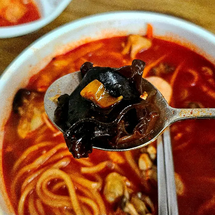 동서식당 짬뽕 국물