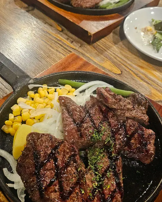토시살 스테이크 클로즈업