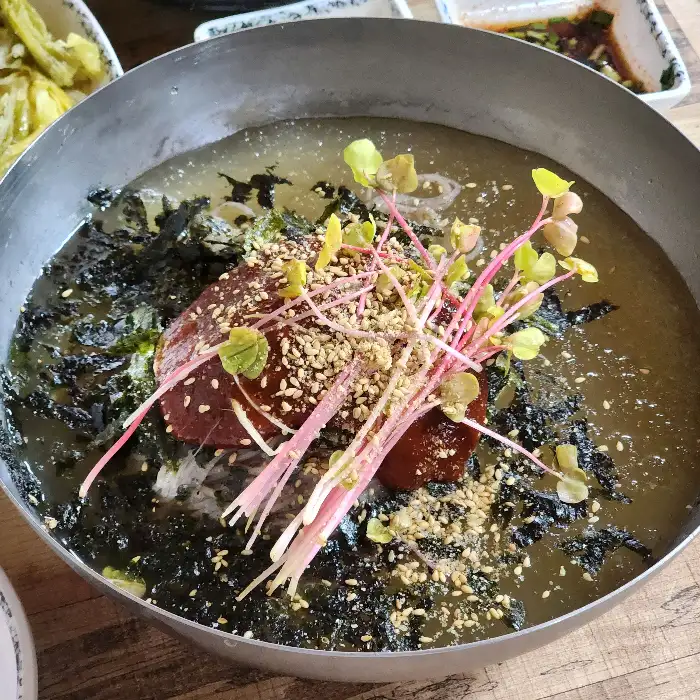 물막국수 클로즈업