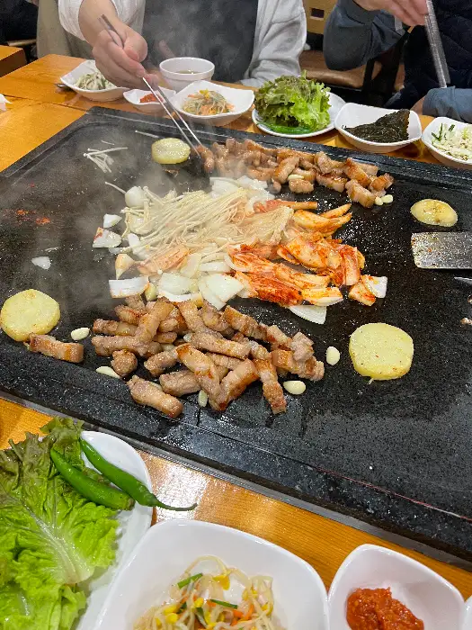 오리로스 철판 구이