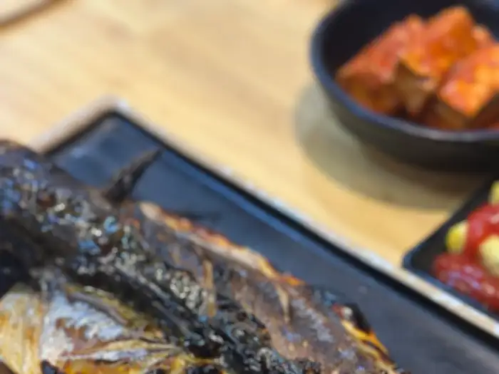 고등어구이 클로즈업