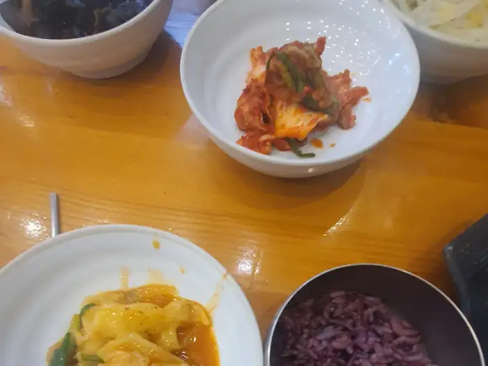 밑반찬과 밥
